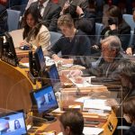 Secretary-General António Guterres addresses the UN Security Council meeting on the maintenance of peace and security of Ukraine.