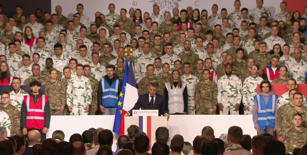 President Macron unveils new training programme for volunteers