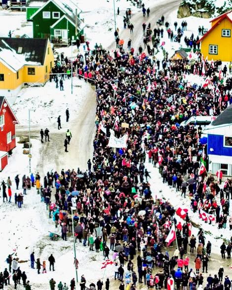 Greenlanders mock Trump’s MAGA slogan, defend their country