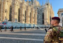 Soldiers deployed in Milan amid massive protests across Europe
